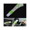 4 Pcs Plastic Car Cleaning Brush Double Ended Car Air Vent Slit Cleaner Brush Dusting Blinds Keyboard Cleaning Brushes Cleaner