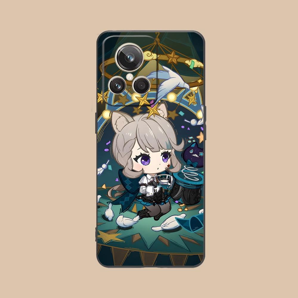 Game GI Lynette Matte TPU Mobile Phone Case for Realme GT 8 Neo Pro C75 73 71 C67 65 C55 53 C35 31 C20 15 Colorful Cover