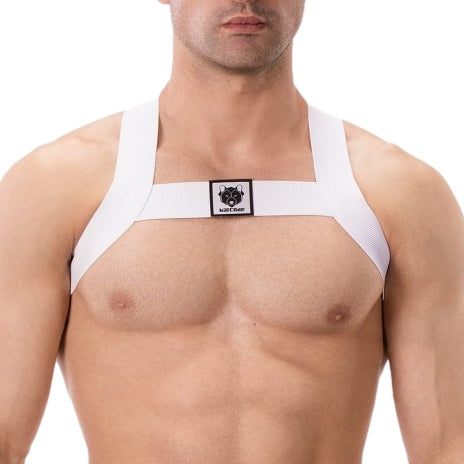 Leonsh Elastic Harness White - Barcode Berlin - Harness