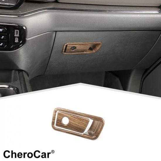 Co-pilot Storage Glove Box Grab Handle Decor Cover Trim For Chevy Silverado 22+