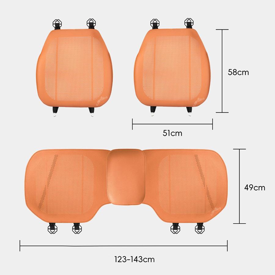 Cojín de Asiento de Coche de Verano Ultradelgado Para Mercedes Benz AMG Clase A B C E S W204 W205 W212 W213 Funda Transpirable Accesorios
