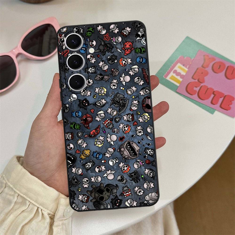 Game The Binding Of I-Isaac Phone Case For Samsung S 24 Fe 25 Ultra Plus 20 Lite 21 30 22 23 24 22 Ultra 5G Fundas