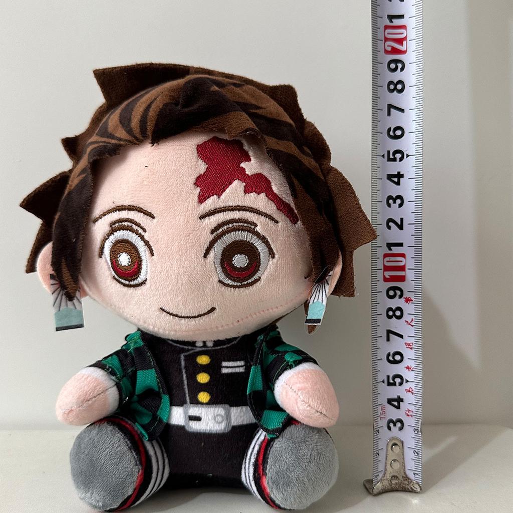 20cm Demon Slayer Tanjirou Nezuko Plush Toy Japanese Anime Cartoon Character Doll Padding Classic Cute Kawaii Gift For Kids Toys