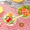 Thickened Glass Mixing Bowl Large Capacity Salad Bowl for Salad Soup Noodles Heat Resistant & Microwave Safe Kitchenware for Family