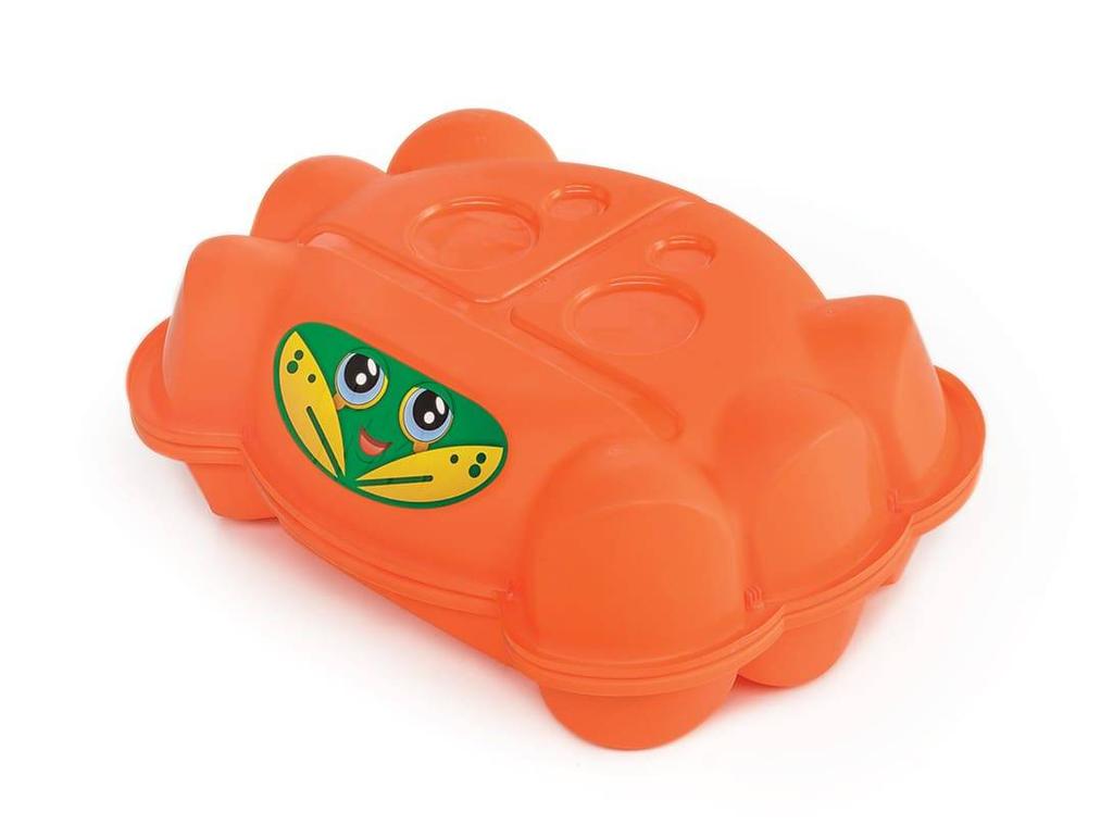 Plastic sandpit, lockable Krab