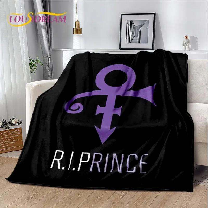 Prince Rogers Nelson Artist Purple Rain Blanket,Soft Throw Blanket for Home Bedroom Bed Sofa Picnic Travel Office Cover Blanket