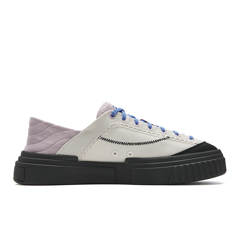 FILA MILANO Breathable Lightweight Low top Canvas Shoes Women's Streptopelia Yellow/Light Purple F12W622309FTL
