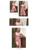 2026 Summer Polka Dot Pleated Lace-up Dress - Mid-length Casual Short-sleeved Style for European and American Markets