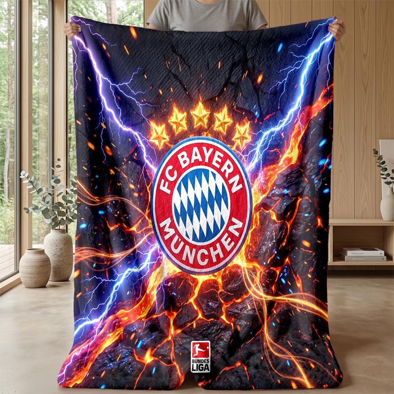 Bayern Munich Theme blanket Soft Flannel Blanket Plush Throw Blanket Cozy Sofa Bed Blanket for Home Decor