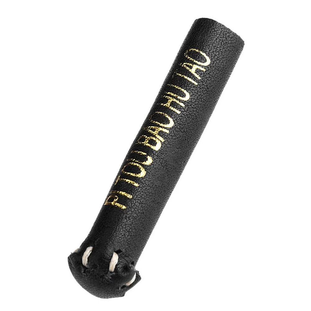 1Pcs Leather Snooker Cue Tip Cover Dustproof Snooker Pool Pole Cover  Table Game Accessories