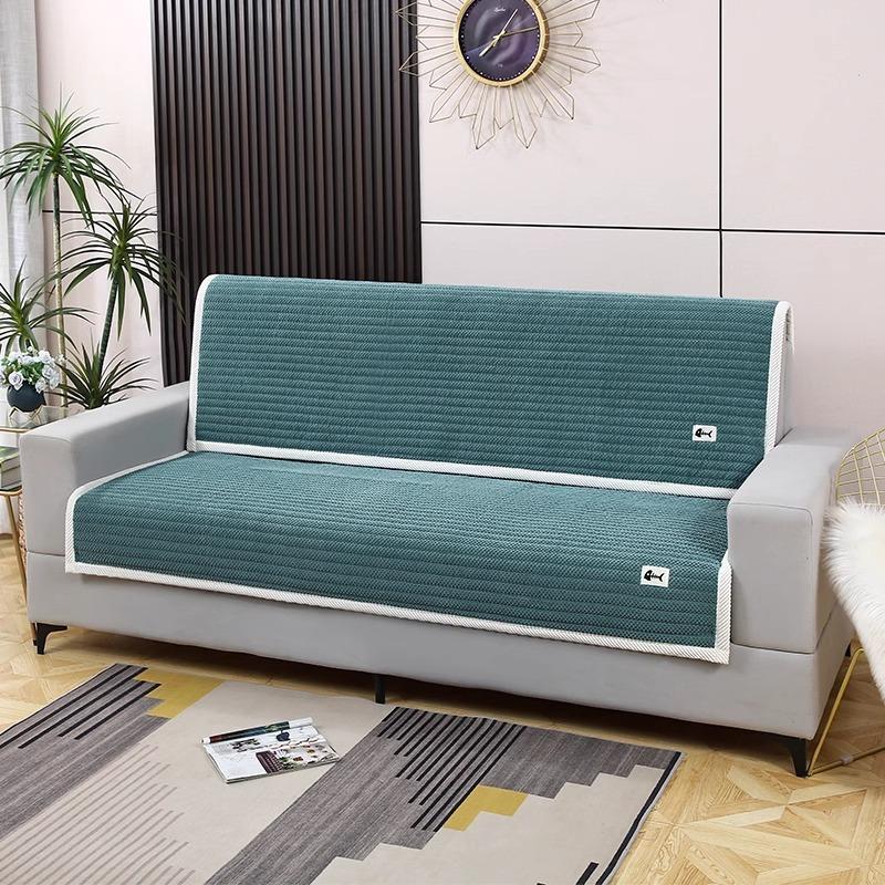 Minimal Light Luxury Autumn And Winter Sofa Cushion Winter Thickened Plush Seat Cushion Non-Slip Sofa Cover Cloth Towel Nordic New