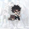 Anime Link Click 10cm Acrylic Q Version Character Charles Lucas Jo Standing Model Cute Desktop Decoration Collection Gift