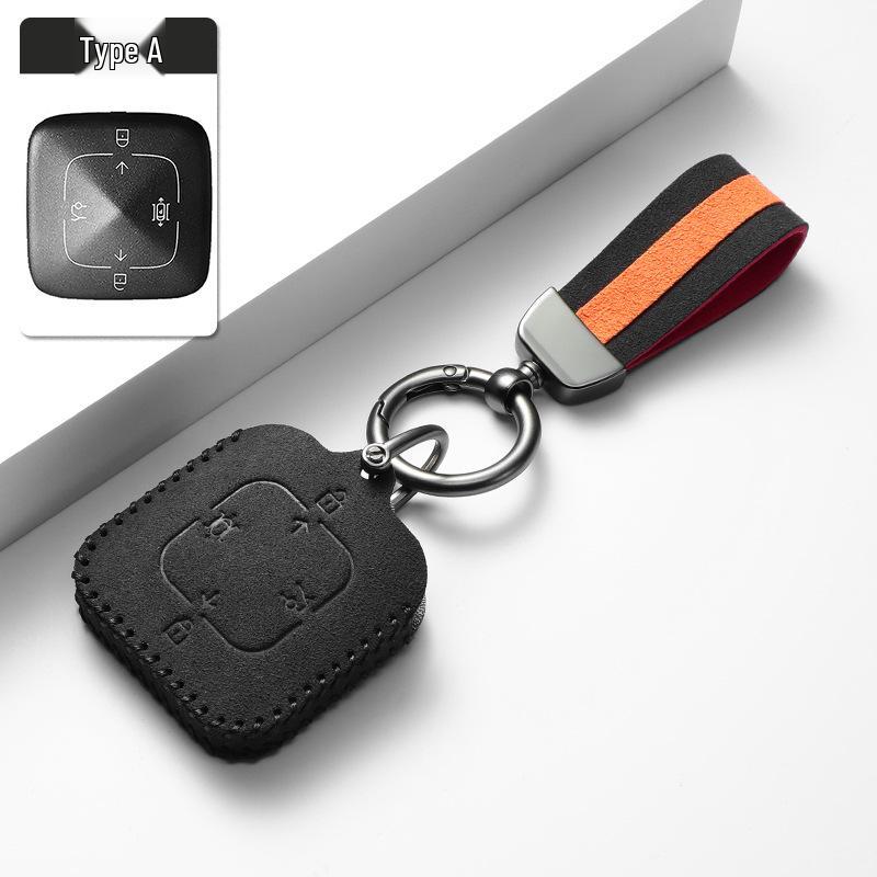 High-Quality Suede Key Case and Keychain for Zeekr 001/007/X/7X Bluetooth Models