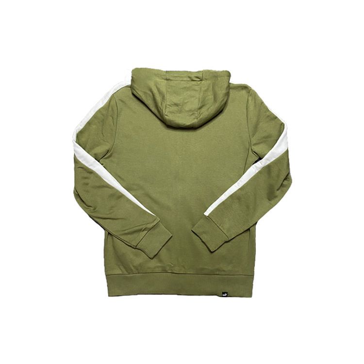 Puma Hooded Zip-Up Sweatshirt Jacket Men Tops Military-Green 845162-06