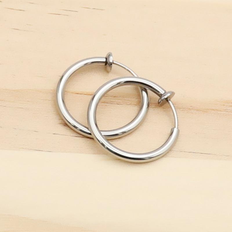 1/12 Pairs Stainless Steel Non-Piercing Magnetic Stud Earrings Unisex CZ Magnet Ear Clip Women And Men Punk Hip Hop Earring Set