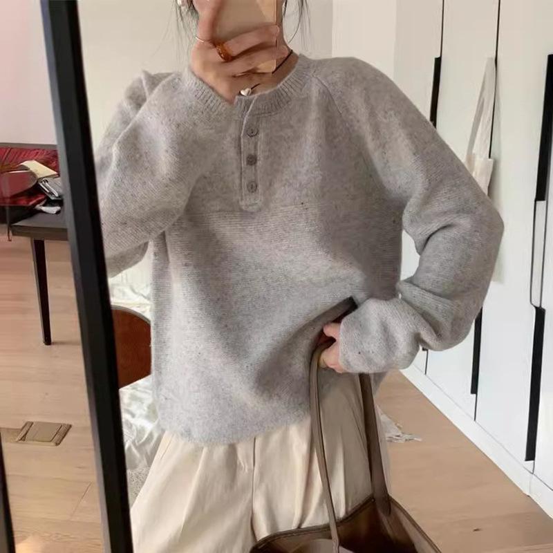 Pulover cu linie florală din fire de vânt blând, pulover pentru femei, toamnă și iarnă, nou pulover coreean, scurt, tricotat, top Pulover