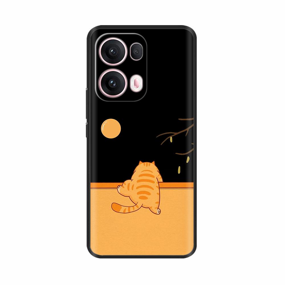 Silicone Case For OPPO Reno 13 Pro Cover CPH2697 PKK110 Cute Cartoon Painted Shockproof Fundas For OPPO Reno 13 5G Reno13 Covers