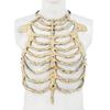 Frame Structure Hollow Skeleton Hollow Bone Costume Prop Funny Skeleton Frame  Cosplay Performance