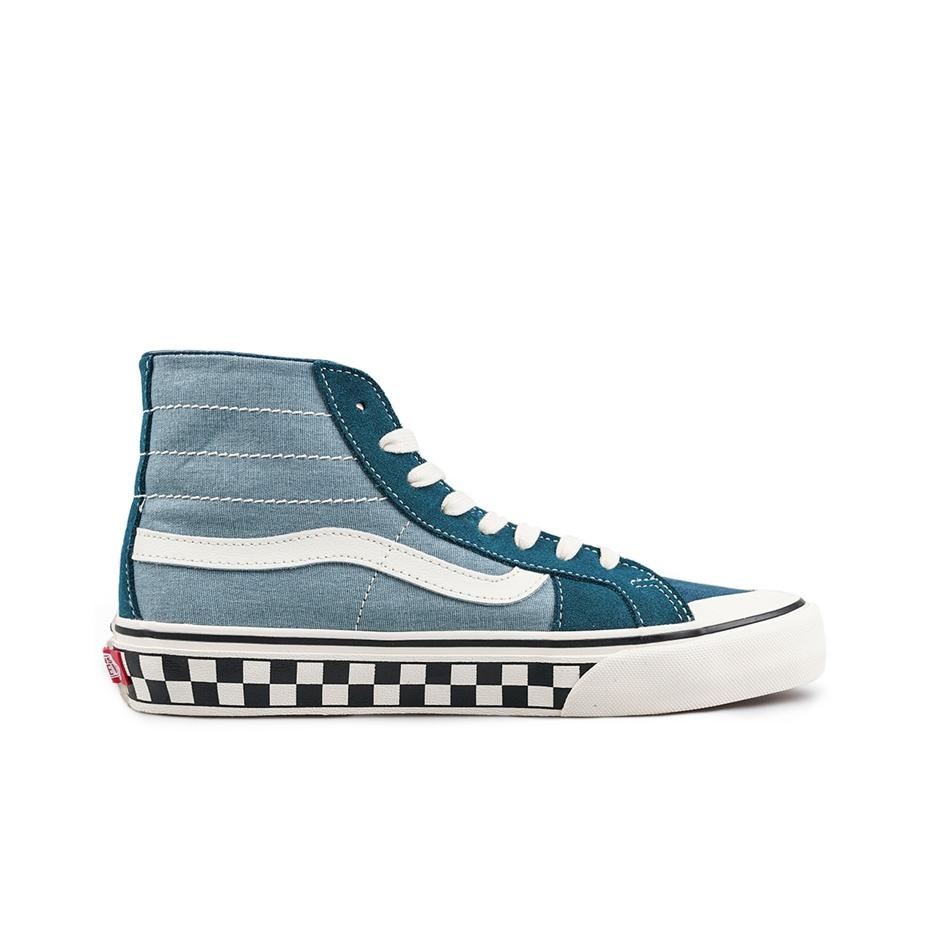 Vans Sk8 Hi Sf Comfortable Versatile High-Top Skate Shoes Unisex Sneakers Dark-Blue VN0A3MV1XGK