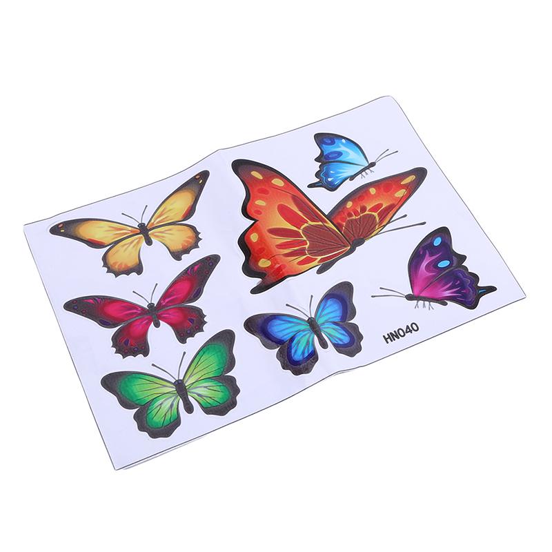 Color Gradient Butterfly Car Waterproof Sticker