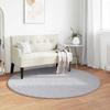 Area Rugs Round SIROLO Grey Ø 200 Cm Polyester