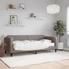 VidaXL Daybed with Mattress Taupe 80x200 Cm Fabric 3196796