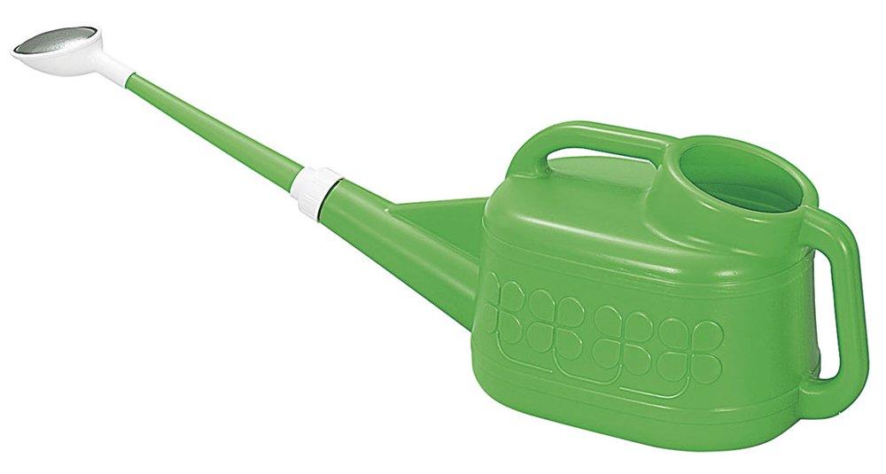 Shinki Gosei Tombo Watering Can 10L Green with Soft Made In Japan Strainer, Watering,