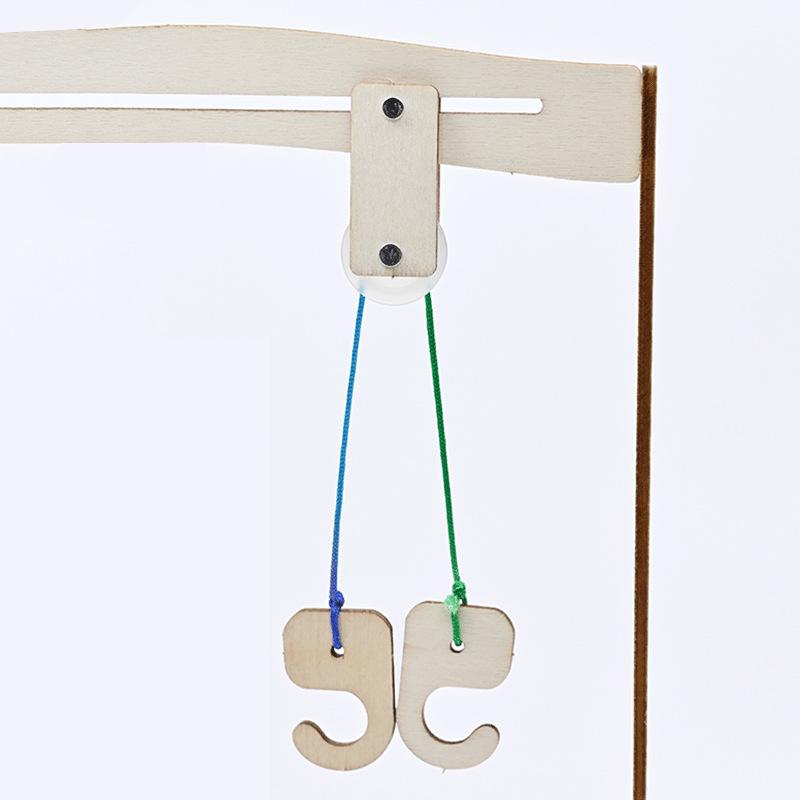 STEAM Classroom Pulley System Kit for Primary Students - Physics Experiment Model