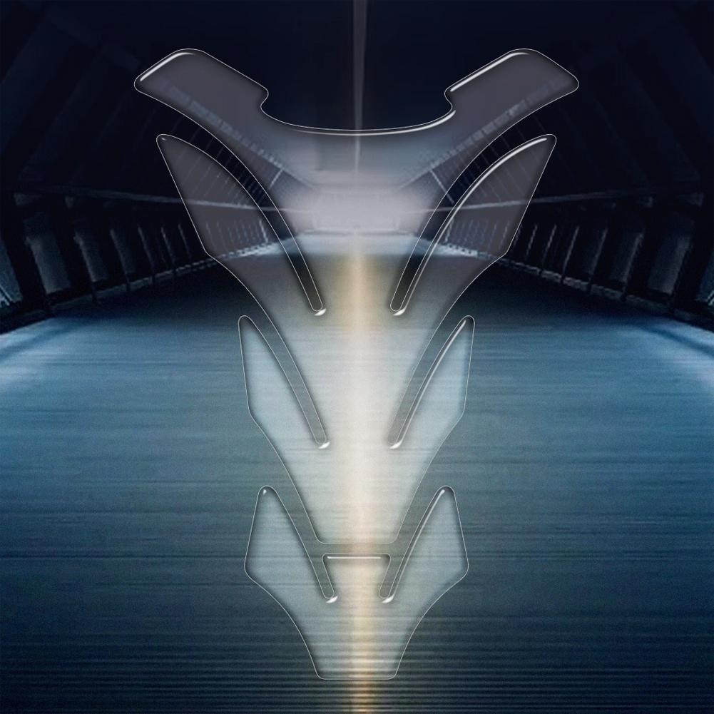 Transparent Motorcycle Oil Tank Decal Fishbone Type Thickened Waterproof Sticke Durable Emblem for Motorcycle Riders