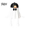 Handmade Vivid Character Statues 3D Printed Halloween Decoration, Cute Ghost Pumpkin Figurine with Holiday Party Atmosphere Ornaments Movable