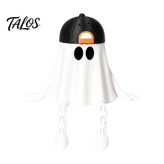 Handmade Vivid Character Statues 3D Printed Halloween Decoration, Cute Ghost Pumpkin Figurine with Holiday Party Atmosphere Ornaments Movable