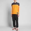 Adidas Originals X Alexander Wang Breathable Letter Print Stripe Splice Long Sleeve T-Shirt Men Tops Yellow DT9485