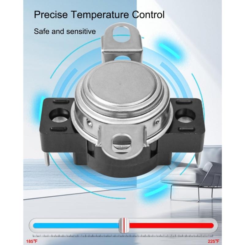 Energy Efficient High Limit Thermostat for Dryers Providing Optimal Drying Performances and Automatic Reset Function