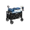 Sekey Mini Carry Wagon [Ultra-Lightweight 4.7kg] Freestanding Storage, Foldable, Portable, Outdoor Wagon, Maneuverable, Removable Tires, 80kg Weight