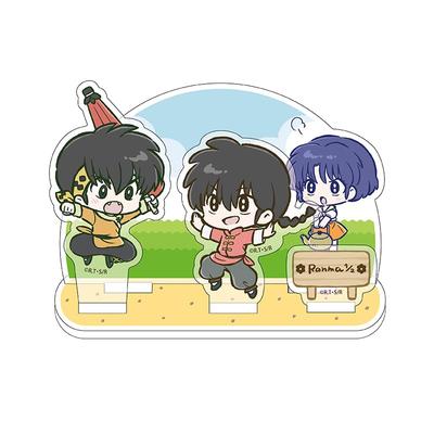 Overglad Ranma 1/2 Mini Acrylic Diorama Deformed Ver. Ranma, Akane, and Ryoga RMM-031