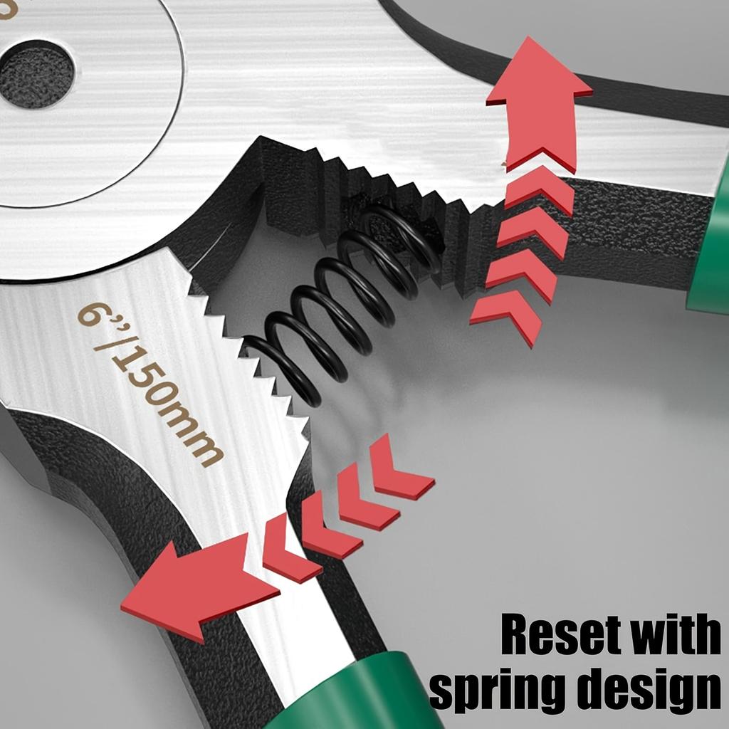 Industrial Wire Cutting Tool with Tapered Tip Design Side Cutter Clippers for Delicate Electrical Installations Pliers Cutter