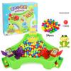 Plastic Frog Snatching Bean Colorful Beads Children's Interactive Puzzle Toy  Children's Toy