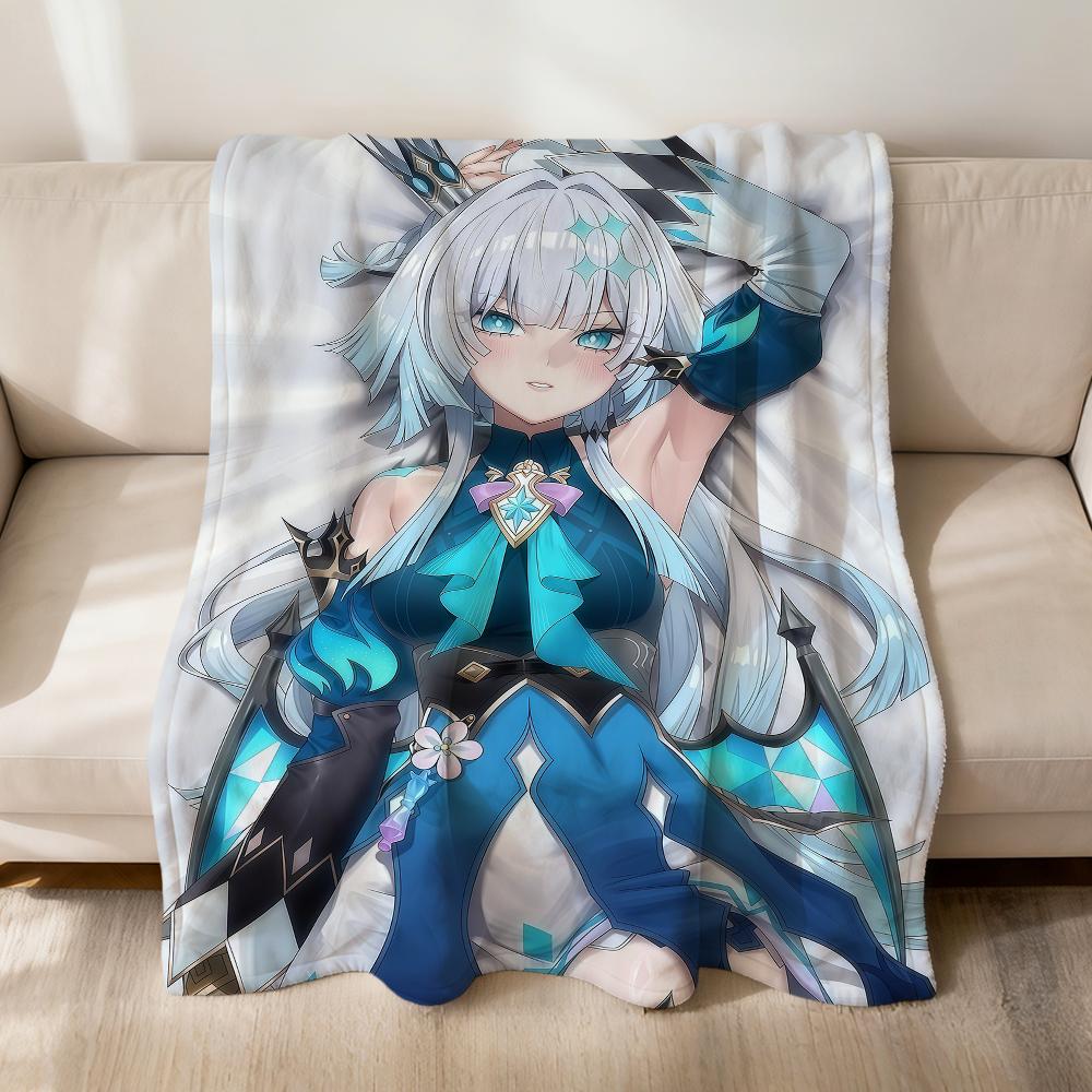 Houkai Star Rail Cerydra Cyrene Castorice soft warm plush blanket for dormitory sofa living room pet hogar bedroom gift nap home