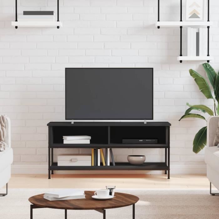 VidaXL TV Stand Black 100x35x45 Cm Engineered Wood 832783