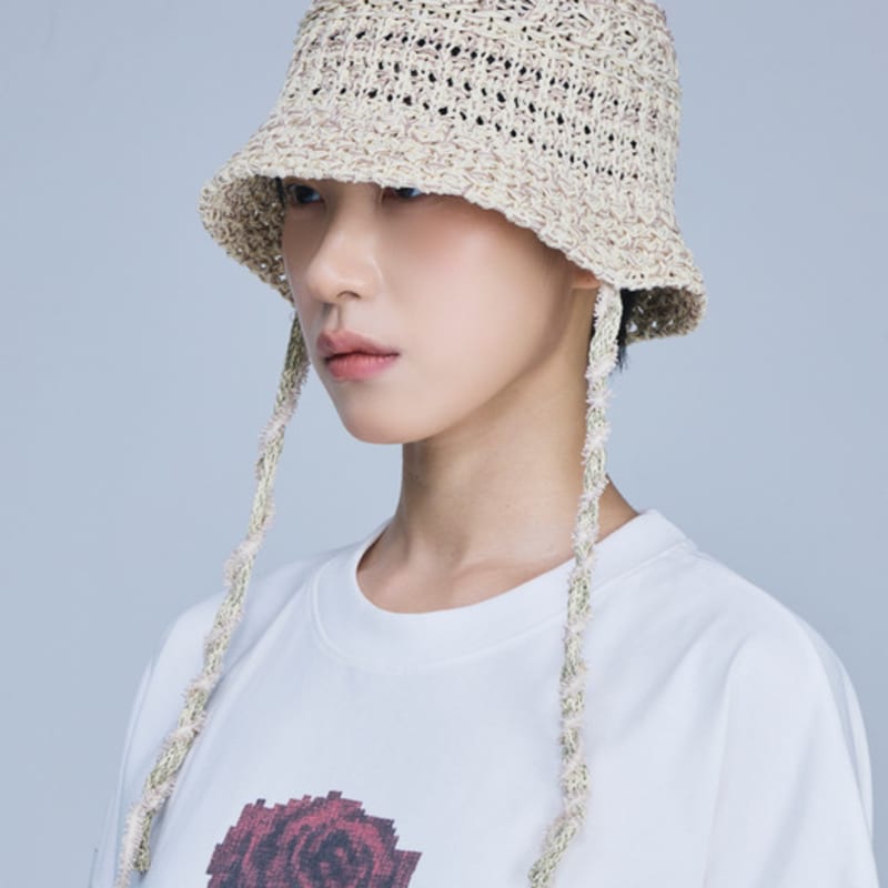 

The GREATEST String Bucket Beige FREE