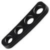 Allenatore di tiro per basket Teen per principianti Migliora la stabilità Silicone flessibile Allenatore di tiro con le dita sulla palla Nero S (6,8-7,8 cm/2,68-3,07 pollici)