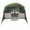 Family Tent with Roof Green and White 576 x 325 x 213 cm