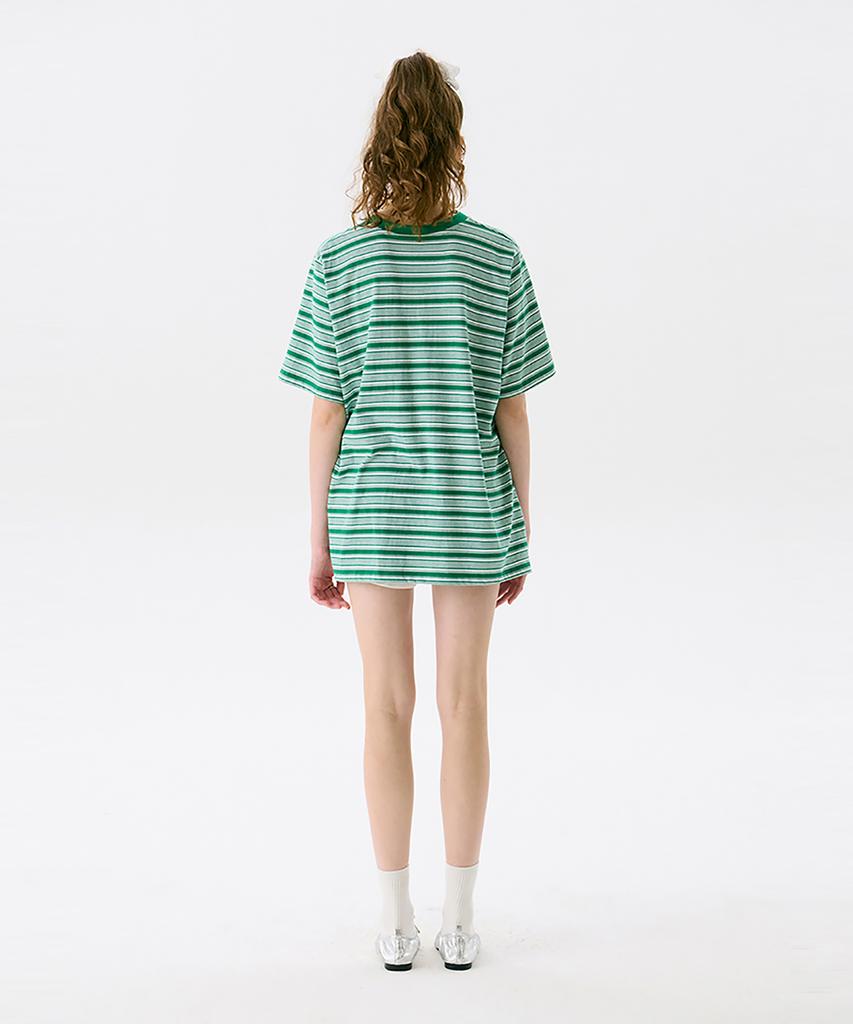 JUNEJUNE SPACE Vol13.Stripe T_Green(Vol13.Stripe T_Green)