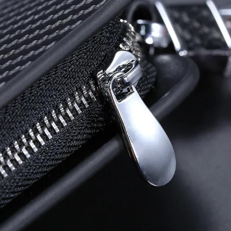 New Leather Car Key Cover Holder Keychain Case For Volkswagen Sharan Golf Passat Jetta Touareg Tiguan Polo Scirocco MK5 Acc
