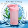 Protein-Shaker-Becher mit Mixerball, 500 ml, Weithals-Shaker zum einfachen Mischen, tragbare Molkeprotein-Shaker-Flasche für Sport, Reisen und Camping