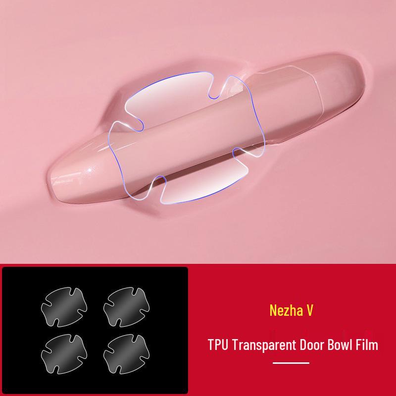 Nezha V S U Car Headlight & B-Pillar Anti-Scratch Protective Film Set