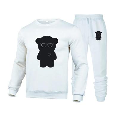 Teplá tepláková souprava 2023 Pánská mikina Tepláky 2dílná sada Pánské outfity Jaro Podzim Sportovní soupravy Běžné streetwear Joggingová souprava