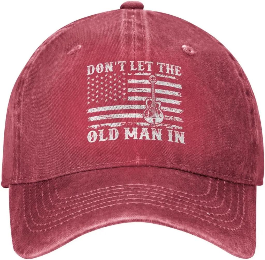 Old Man Hat Dont Let Old Man In Hat for Women Baseball Hats Vintage Hat