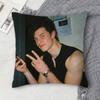 SShawn Mendes Doublesided Printed Square Decorative Cushion Cover for Sofa Living Room Home Decor