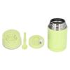 304 Stainless Steel Insulated Food Jar Leakproof Prevent Slipping Portable Stew Beaker with Spoon for Outdoor Grass